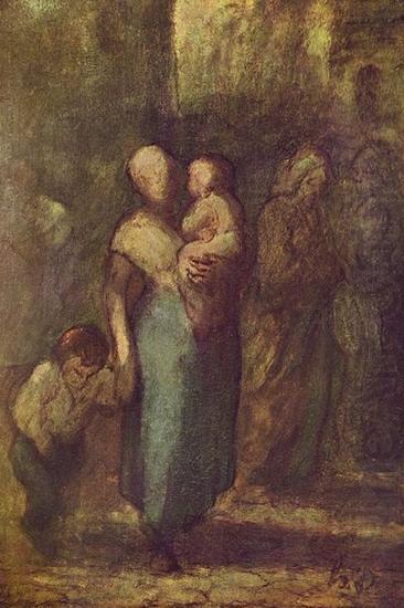In der Strabe, Honore Daumier